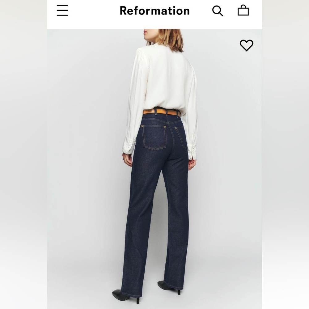 Brand Reformation Size 26 Color Rinse - Picture 4 of 10